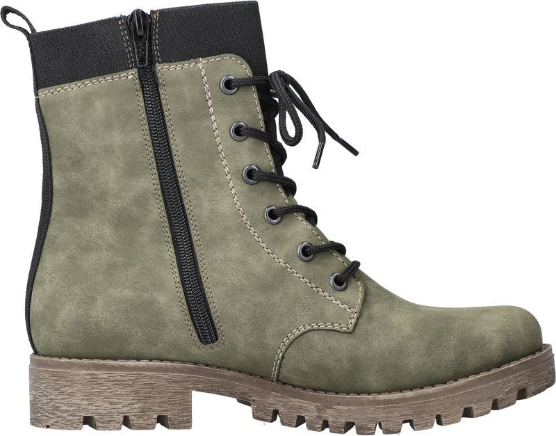 Grey Lace Up Boot â Quarks Shoes
