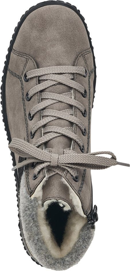 Grey Short Lace Up Boot – Quarks Shoes