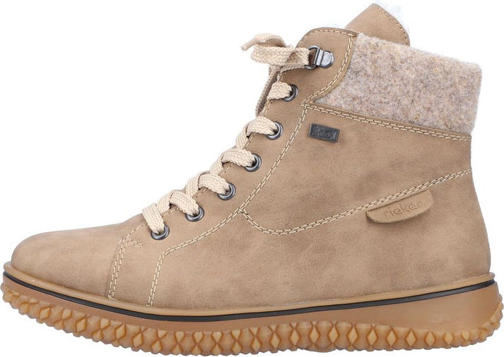 Rieker Boots Tan Lace Up Ankle Boot