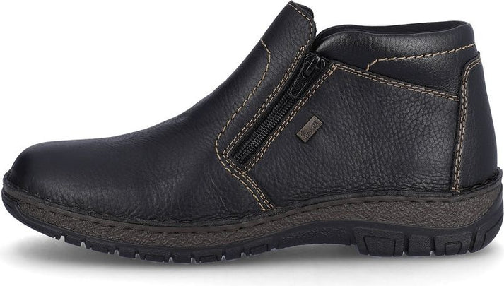 Rieker Boots Warm Ankle Side Zip Boot Black