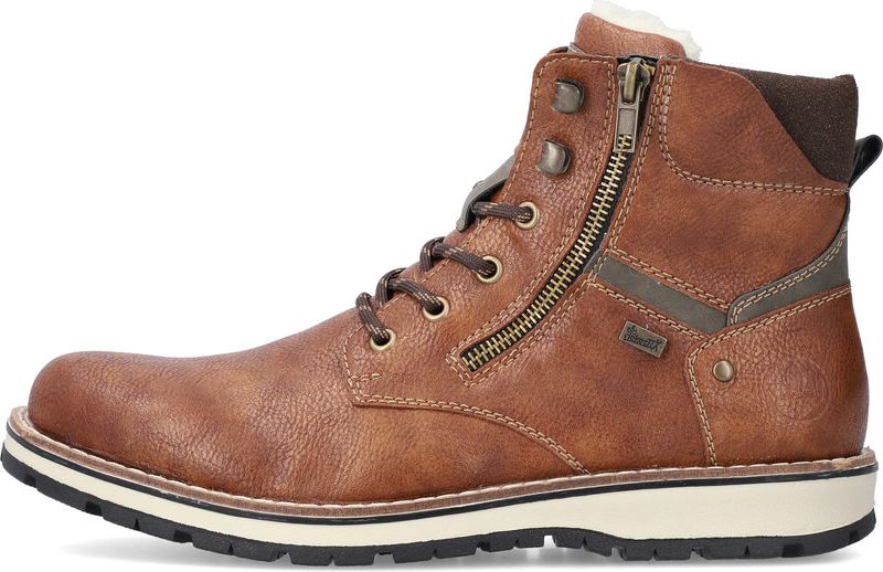 Rieker Boots Warm Lined Lace Up Boot Toffee