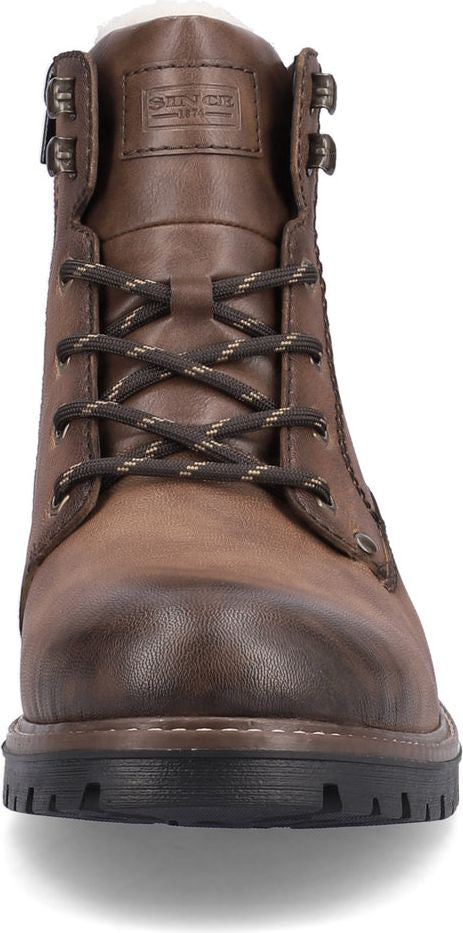 Rieker Boots Warm Lined Lace Up Wood