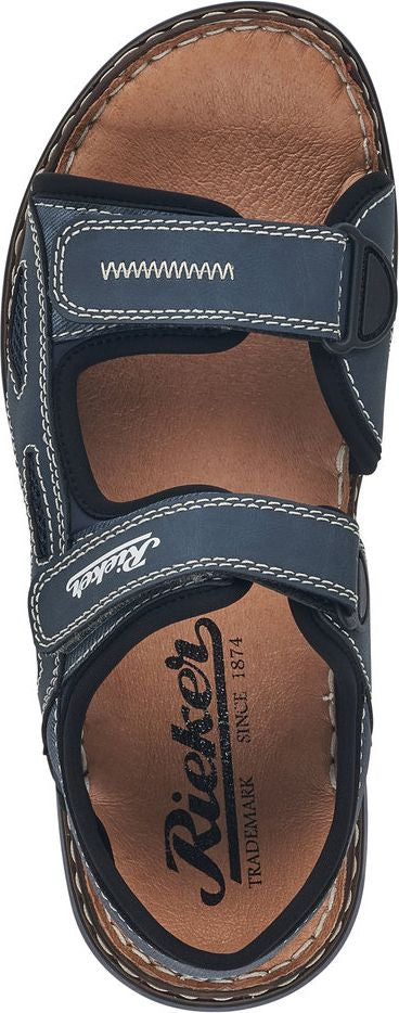Rieker Sandals Navy Velcro Sandal