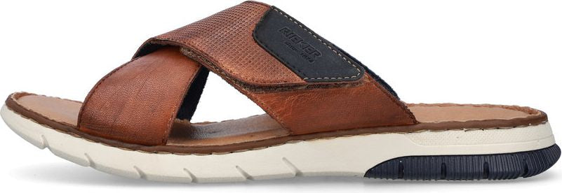 Rieker Sandals Tan Cross Strap Sandal