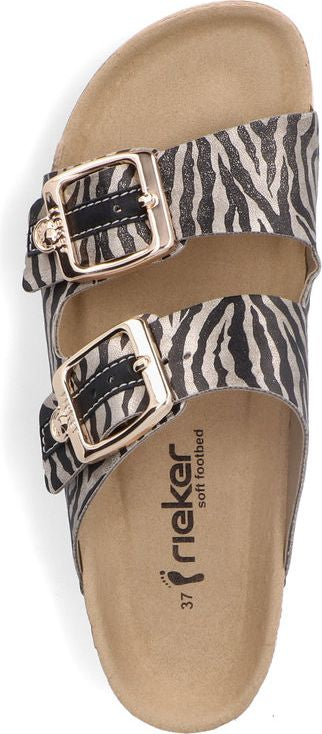 Rieker Sandals Zebra 2 Strap Sandal