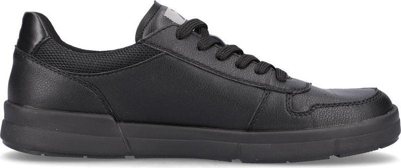 Rieker Shoes Black Lace Up Sneaker