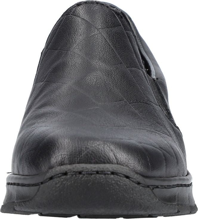 Rieker Shoes Black Slip On Wedge Heel