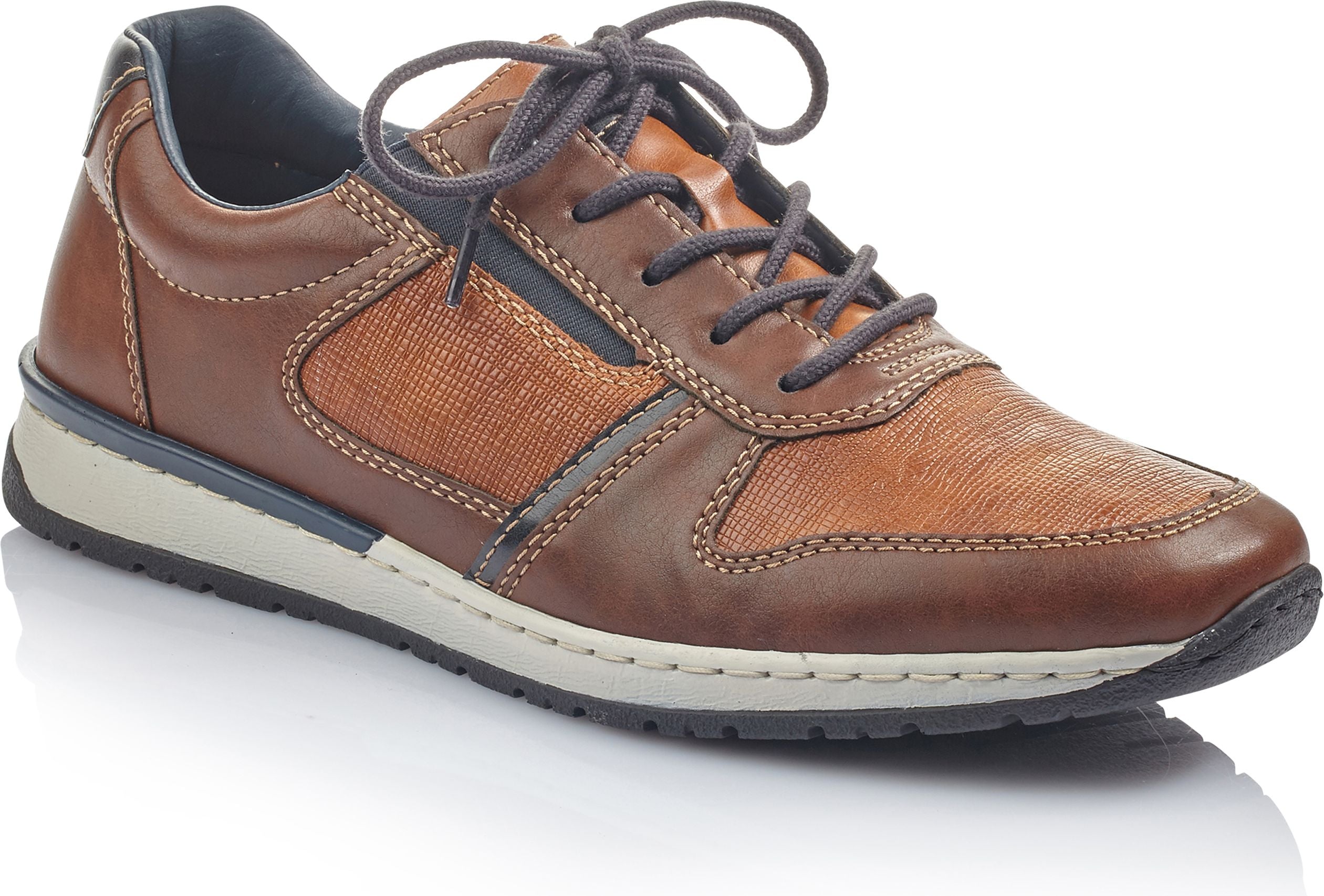 Brown Athletic Casual Lace Up