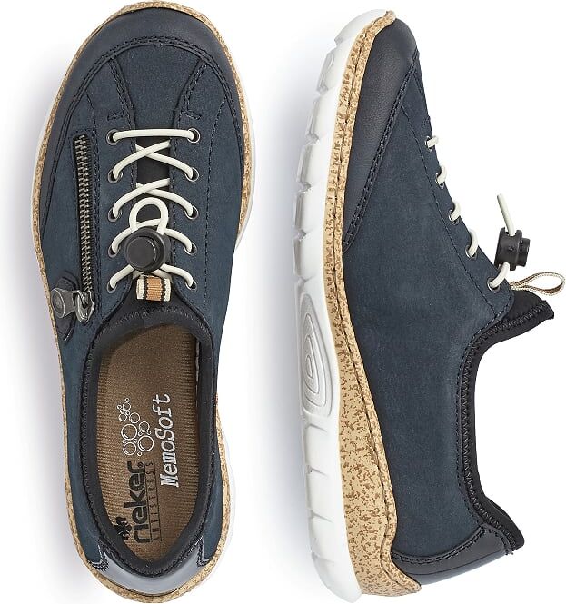 Rieker Shoes Navy Lace Up