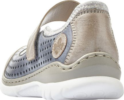 Rieker Shoes Navy/grey Marjane Shoe