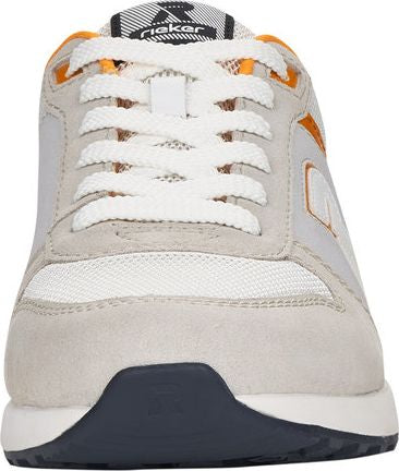 Rieker Shoes Offwhite/yellow Lace Up