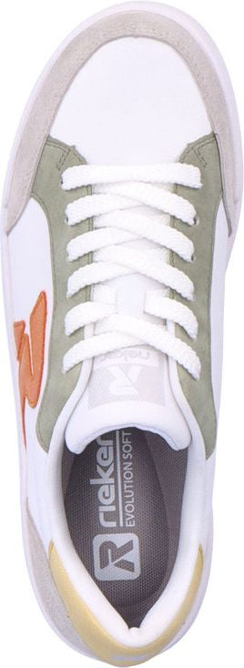 Rieker Shoes White/grey Sneaker