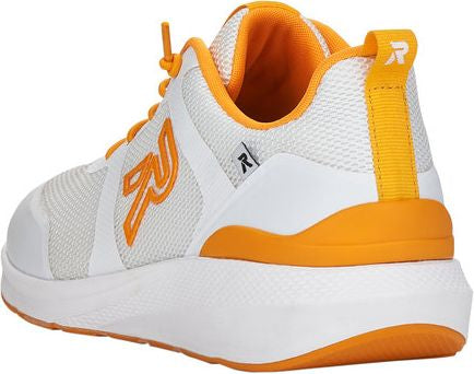 Rieker Shoes White/yellow Accent Lace Up