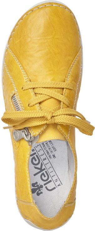 Rieker Shoes Yellow Lace Up