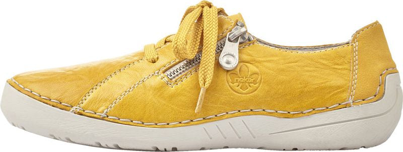 Rieker Shoes Yellow Lace Up