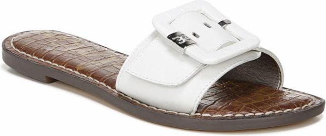 Sam Edelman Sandals Granada Smooth Nappa Leather Bright White