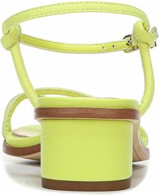 Sam Edelman Sandals Isle Neon Butter Nappa Leather Lime Cocktail