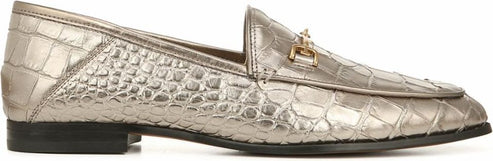 Sam Edelman Shoes Loraine Pyrite Mara Metallic Crocodile Leather