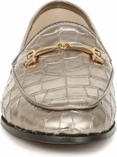 Sam Edelman Shoes Loraine Pyrite Mara Metallic Crocodile Leather