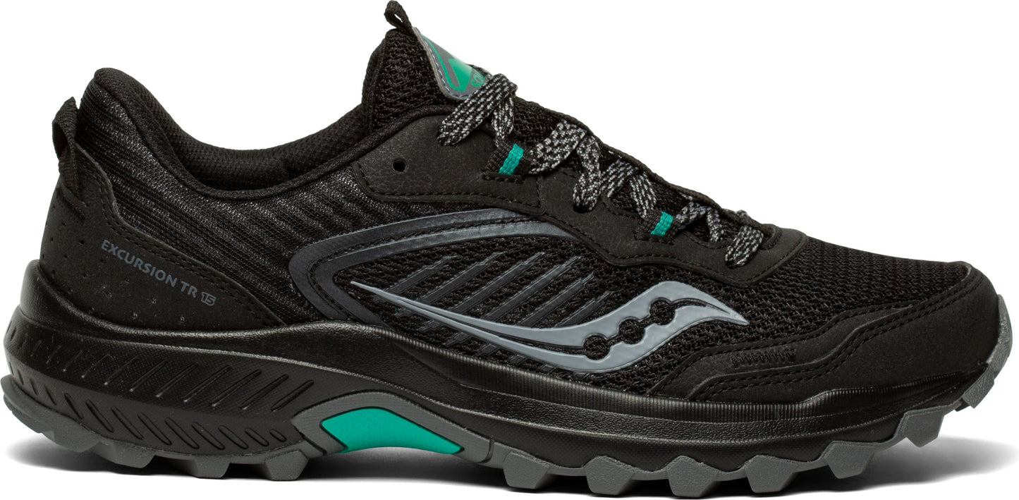 Excursion Tr15 Black/Jade Wide – Quarks Shoes