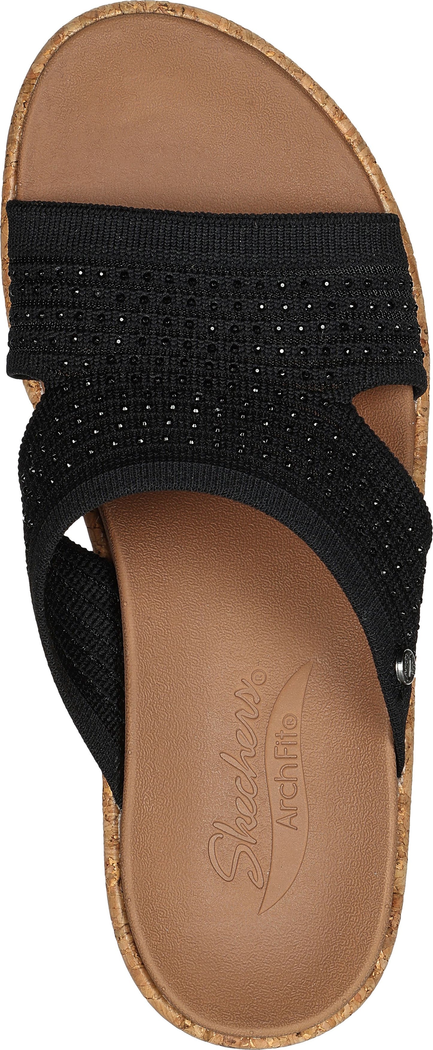 Skechers Sandals Arch Fit Beverlee Sweet Lacey Black