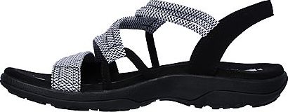 Skechers Sandals Reggae Slim Skech Appeal Black And White