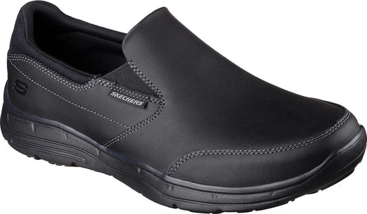 Skechers Shoes Glides Calculous Black - Extra Wide
