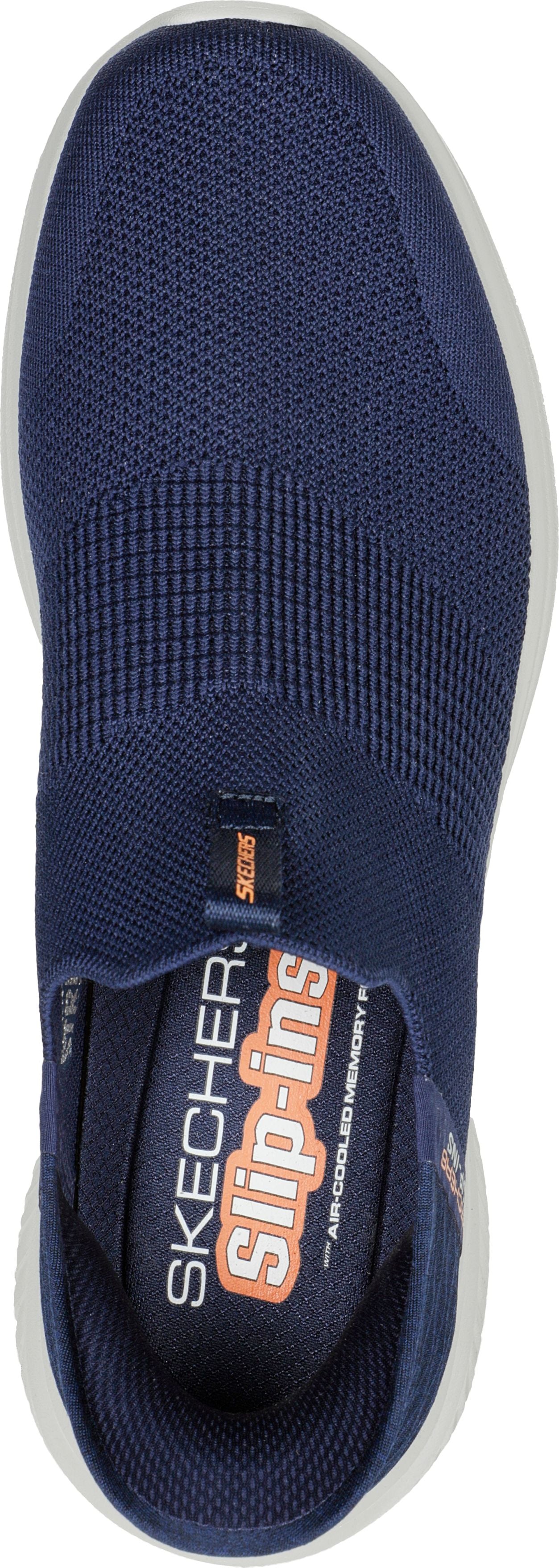 Top-down view of a slip-on shoe with visible "SKECHERS Slip-ins" logo.