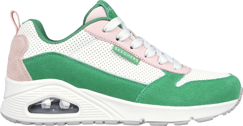 Skechers Shoes Uno 2 Much Fun Green Pink