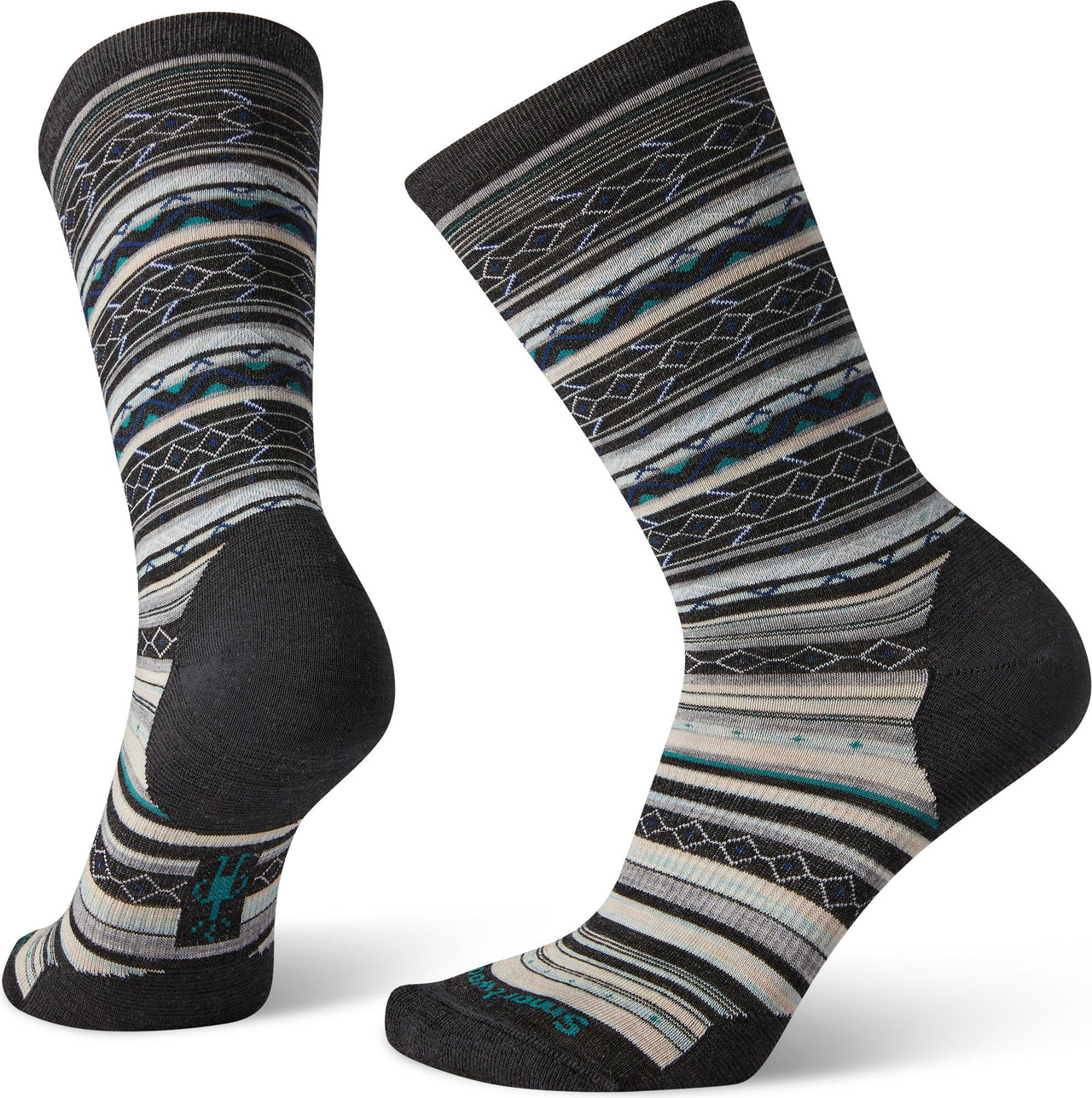 Smartwool Apparel Ethno Graphic Crew Charcoal