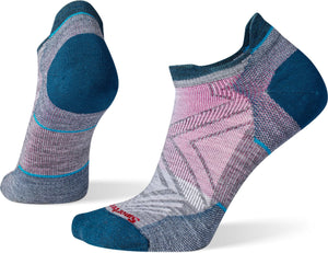 Smartwool Apparel W Run Zero Cushion Low Ankle Socks Medium Gray