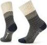 Women's Everyday Popcorn Cable Crew Socks Natural Donegal