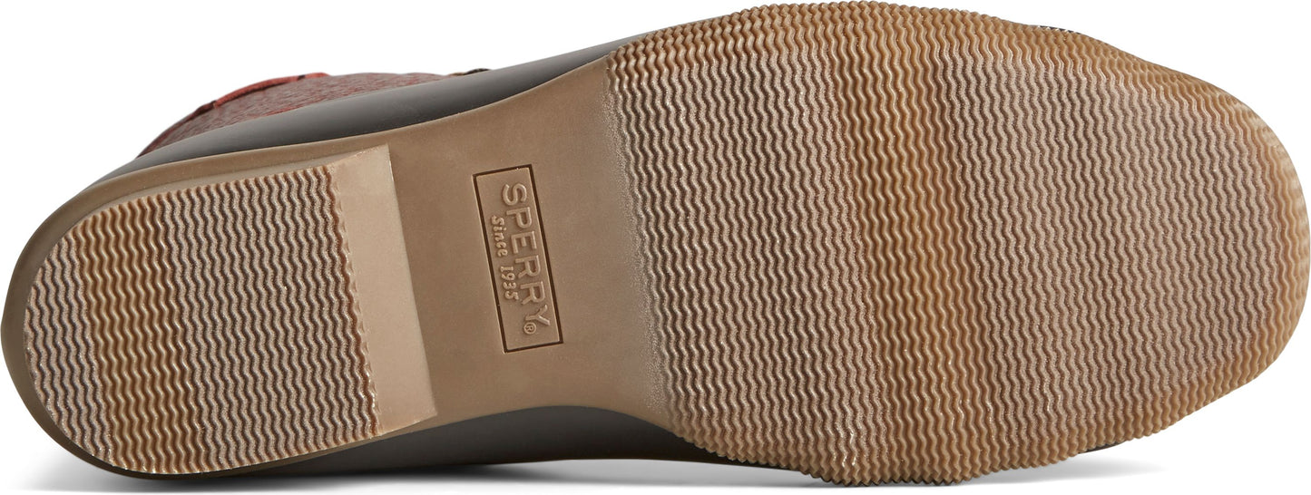 Sperry boot's sole with logo.