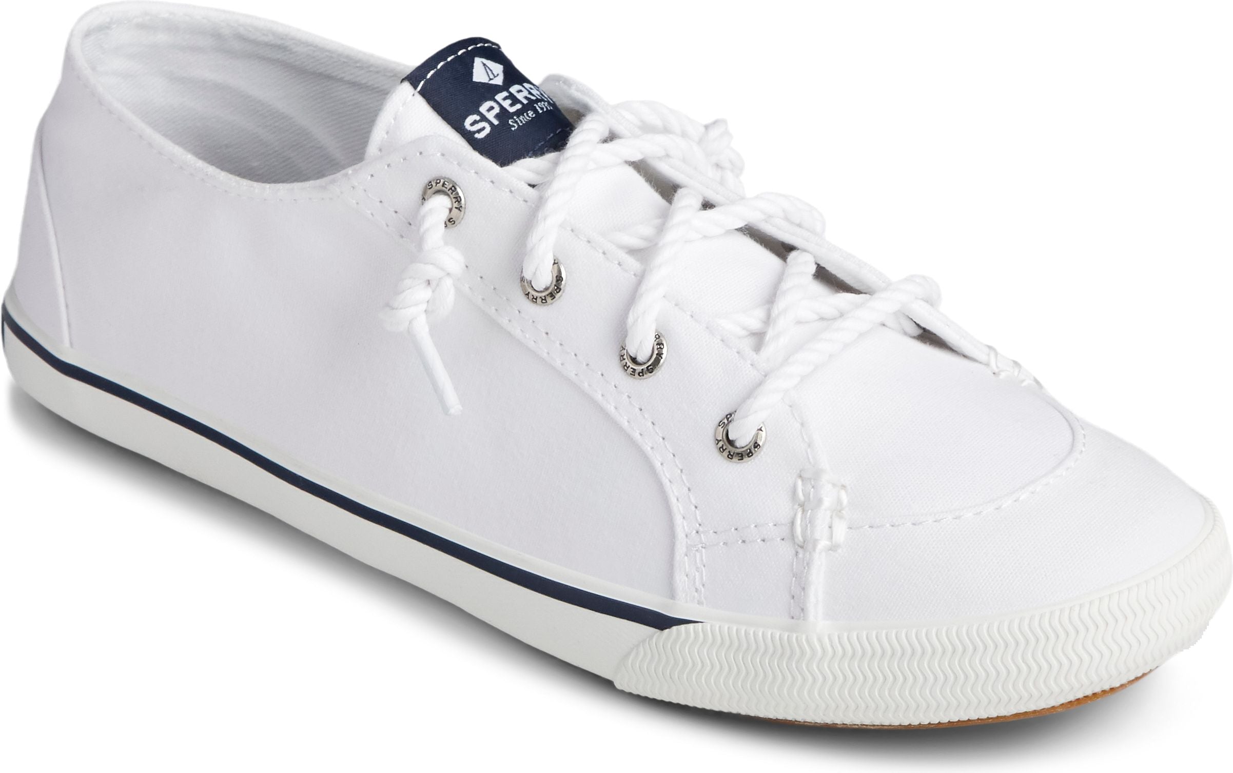 Sperry Donna Lounge LTT – Scarpe Slip-on In Tessuto, Suola Gomma, Memory Foam, Blu, Taglia 8.5 M