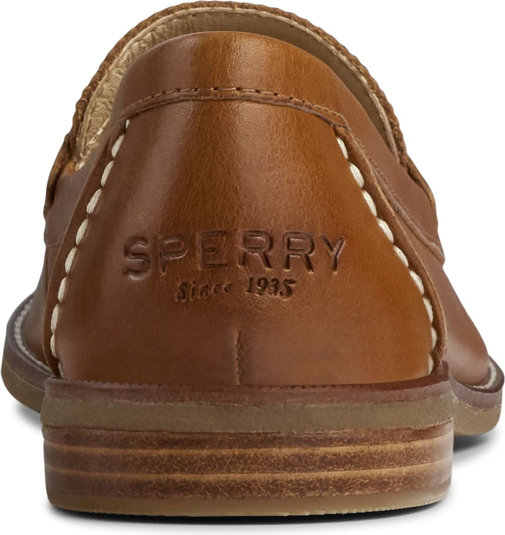 Sperry Mocassino Donna Penny Sts88969 - Tacco 5,5 Cm - Marrone/Crema - 41 EU