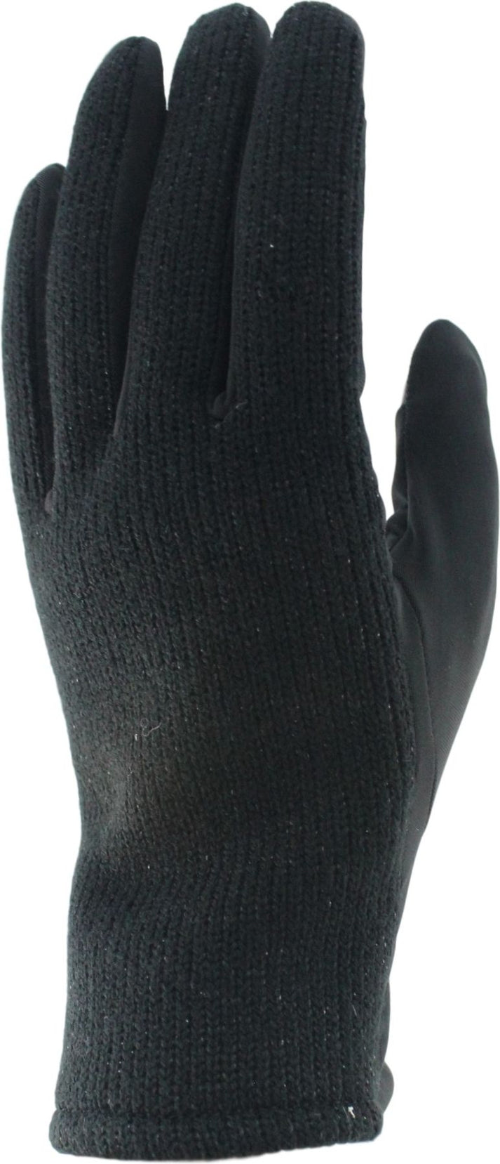 Sterling Glove Accessories Knit Spandex Palm Touch Leather Patch C40 Thinsulate Black