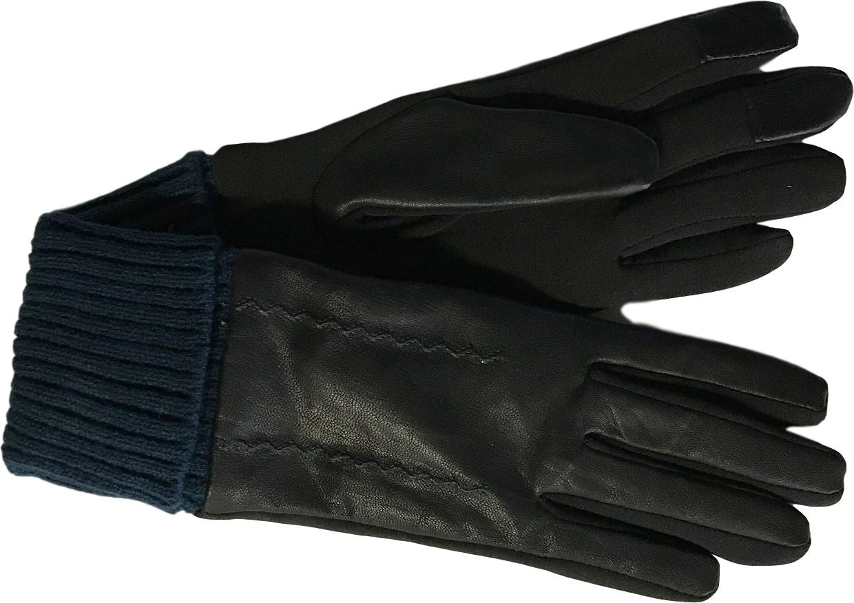 Sterling Glove Accessories Ladies Leather Spandex