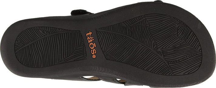 Taos Sandals Double U Black