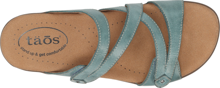 Taos Sandals Double U Teal