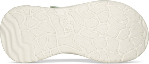Off-white shoe sole with a textured geometric pattern.