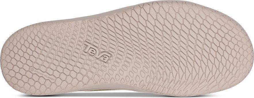 shoe outsole with honeycomb tread pattern and the text 'TEVA'