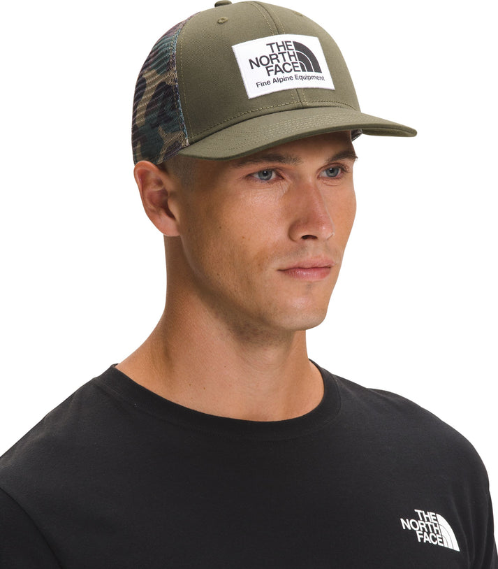 The North Face Accessories Deep Fit Mudder Trucker Hat New Taupe Green