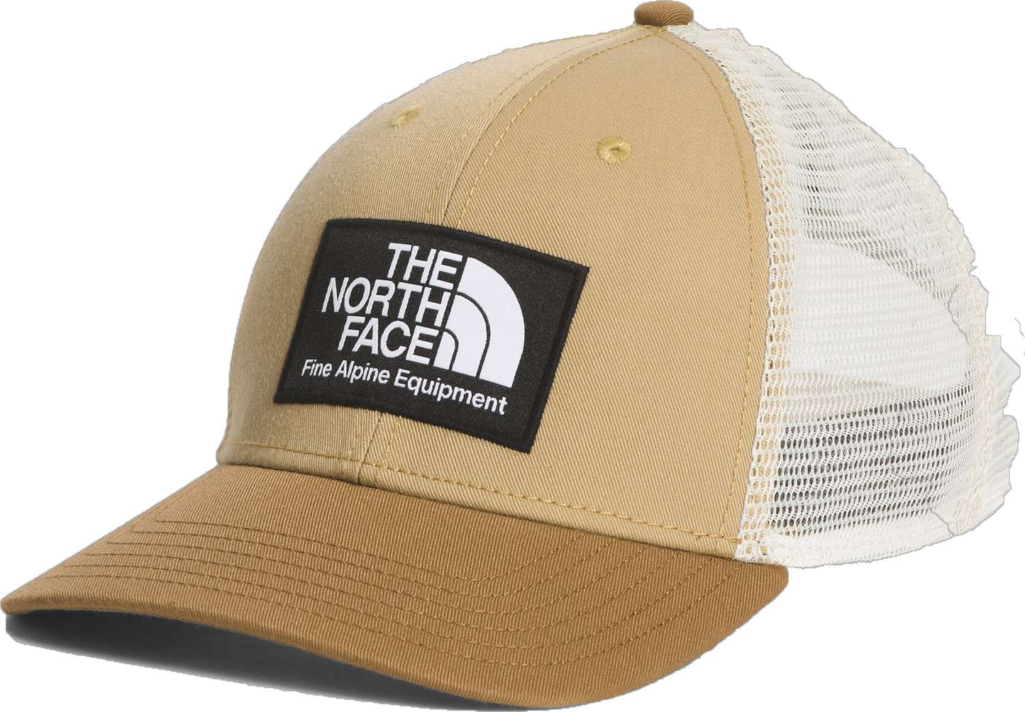The North Face Accessories Deep Fit Mudder Trucker Hat Utility Brown Khaki Stone