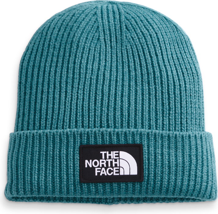 The North Face Accessories Tnf Logo Box Cuffed Beanie Storm Blue