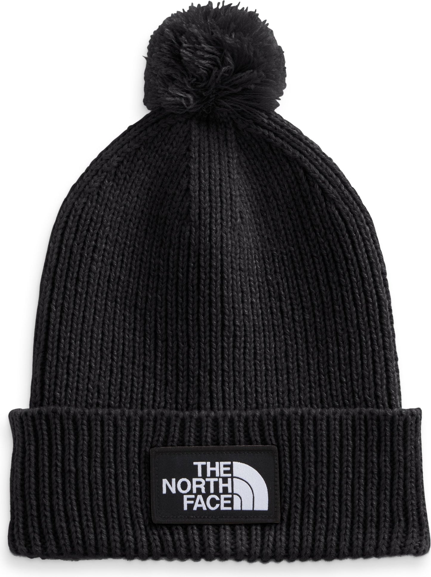 The North Face Accessories Tnf Logo Box Pom Beanie Tnf Black