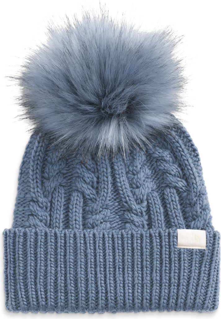 The North Face Accessories Women's Oh Mega Fur Pom Beanie Folk Blue