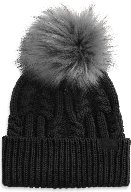The North Face Accessories Women's Oh Mega Fur Pom Beanie Tnf Black