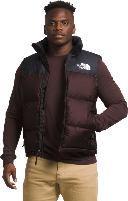 The North Face Apparel M 1996 Retro Nuptse Vest Coal Brown Tnf Black
