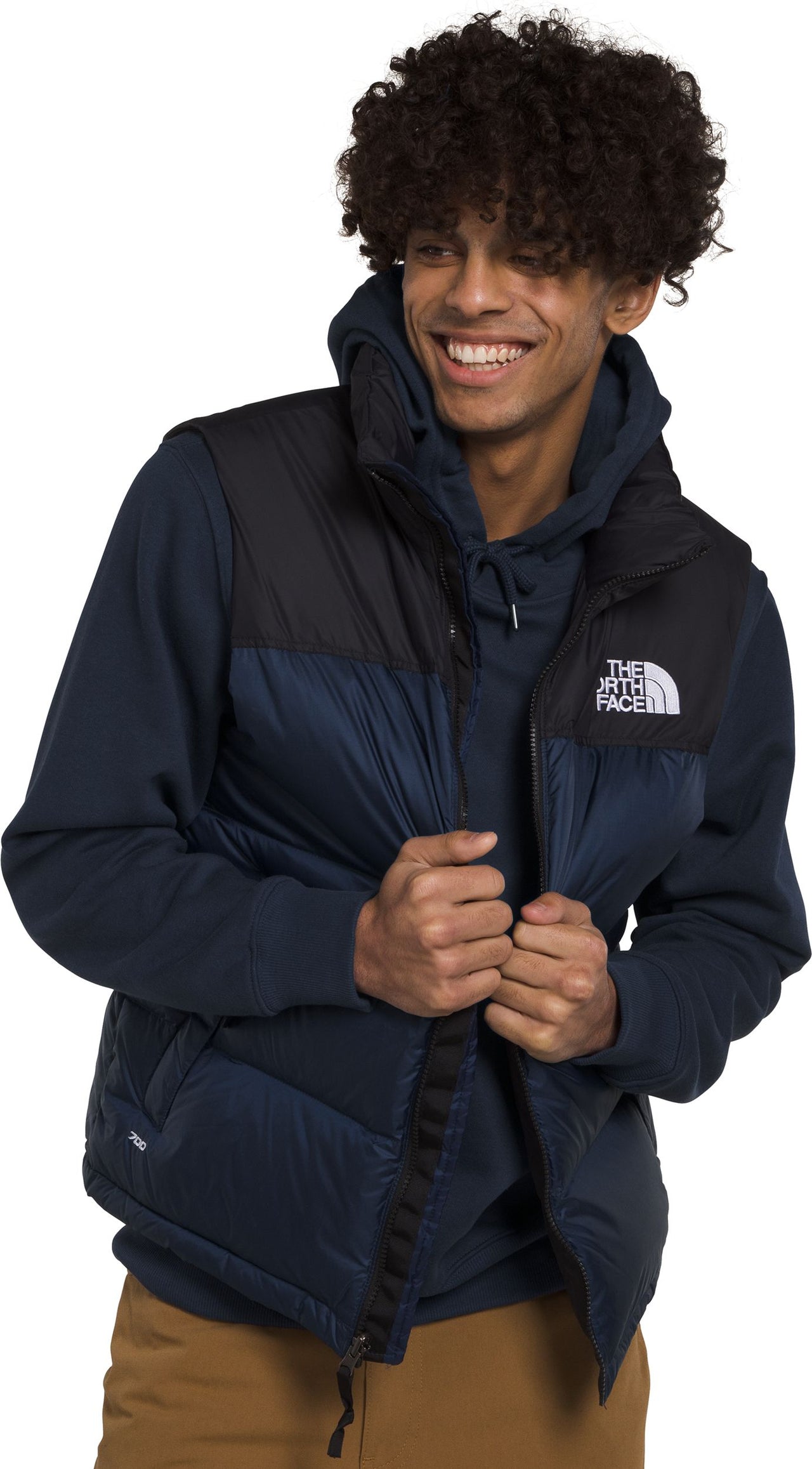 Men's 1996 Retro Nuptse Vest Summit Navy TNF Black – Quarks Shoes