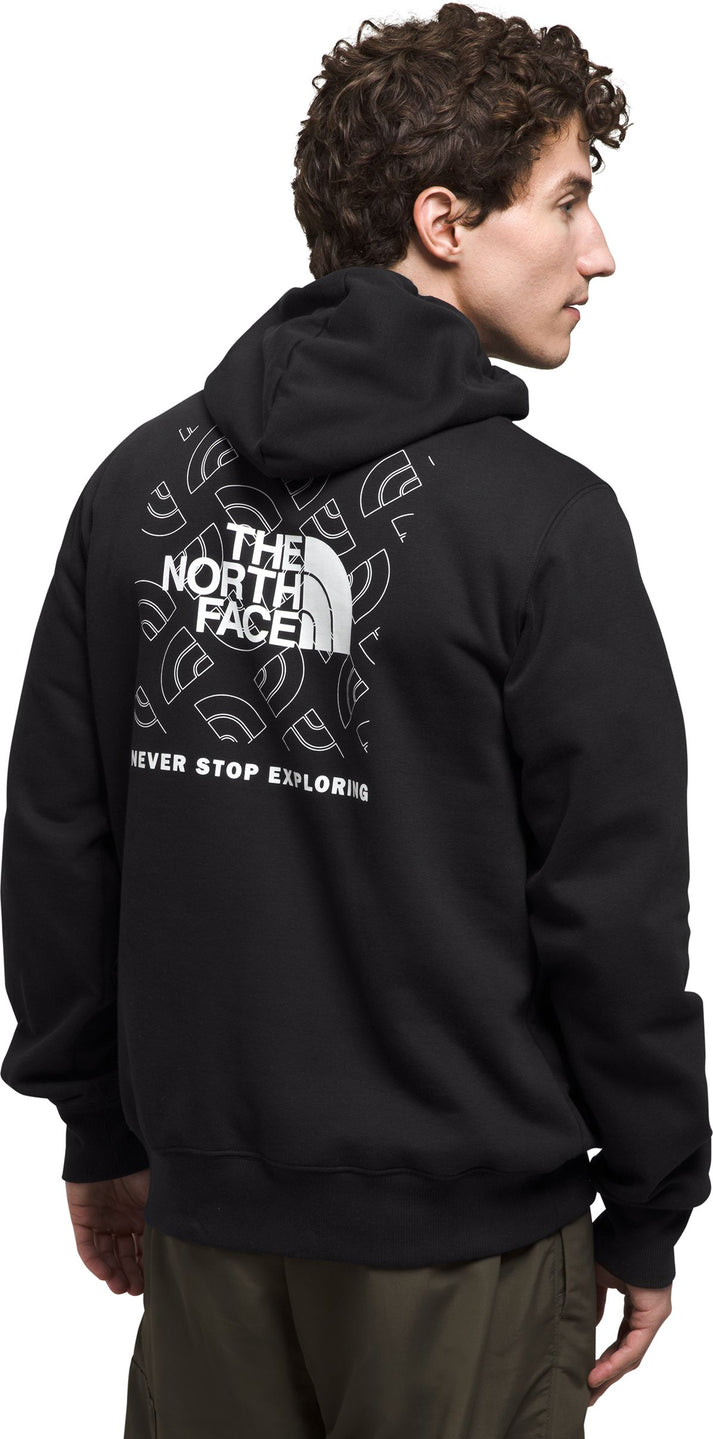 The North Face Apparel M Box Nse Pullover Hoodie Tnf Black Tnf Black Half Dome Outline Print